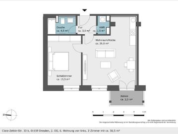 Wohnung Dresden einbaukueche