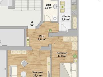 Wohnung Dresden einbaukueche