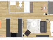 100% furnished and equipped_1 bedroom_58m2_Quebec...