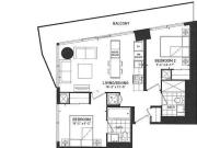 100 Harbour Street 6002 Toronto ON M5J 1B7 2 Bedroom...