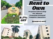 10K MONTHLY RENT TO OWN 1 BEDROOM LOFT TYPE IN PASIG|...