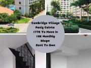 10K Monthly Rent to Own Condo in Pasig Cainta 177K To...