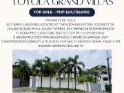 1144sqm with houses in Loyola Grand Villas, Quezon City...