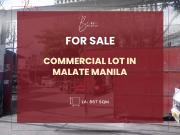 ₱184k/SQM Commercial Lot with Warehouse for Sale Malate...
