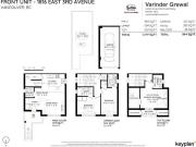 1/2 Duplex for sale in Vancouver, Vancouver East, 1 1816...