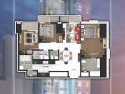134.5 sqm Corner 3 Bedroom With Balcony Uptown Modern...