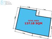 137 SqM Bare Office Commercial Coworking Space For Rent...