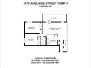 1560, 1570, 1580 Adelaide Street North 2 Bedroom...