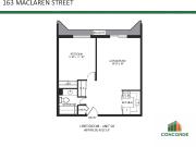 163 Maclaren St. 2 Bedroom Apartment for Rent at 163...