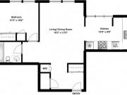 17 Brookbanks Apartments 1 Bed 1 Bath A