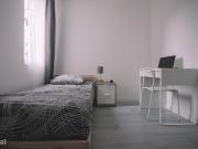 196698 Quarto com cama de solteiro em.