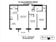19 & 21 Dalegrove Dr. 2 Bedroom Apartment for Rent at 21...