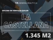 1.345 m2 OFICINA EN ALQUILER Y VENTA LA CASTELLANA