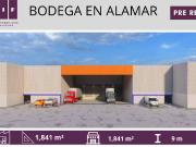 1,841 M2 | BODEGA EN PRE RENTA EN ALAMAR