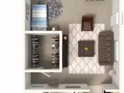1 Bedroom 720 Sq Ft English Meadows Apartment Homes, Greenf.