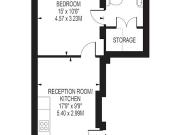 1 bedroom apartment