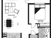 1 Bedroom Apartments For October $1499.00