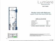 1 Bedroom Condo Unit FOR SALE! DMCI Lumiere Residences