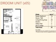 1 BEDROOM IN SENTROVE CLOVERLEAF Quezon City