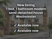 1 bedroom semi detached house to rent