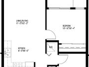 1 Bedroom + Study