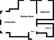 1 Br, 1 bath, Townhouse/Brownstone/RowHouse 261 West...