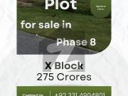 1 Kanal Possession Plot For Sale In DHA Phase 8 X Block...
