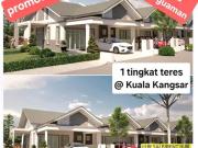 1 tingkat BESAR rumah teres Kuala Kangsar