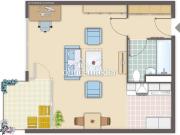 1 Zi Wohnung mit Balkon in bester Lage ab sofort