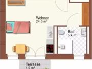 1 Zimmer 31 m² 710 € Kaltmiete Wohnungen in Karlsruhe