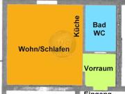 1 Zimmer Single Mietwohnung in zentraler Lage