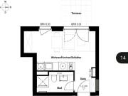 1 Zimmer Studio im Wedding