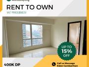 1Bedroom Deluxe Rent To Own For Sale Mandaluyong MRT3...