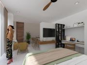 1BR 1BA, Apartment Lock Off, Ola del Mar, Playa del Carmen