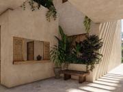 1BR 1BA, Planta Baja Departamento con Deck, Casa Chaak,...