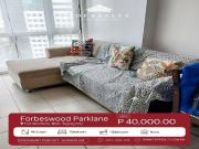 1BR Condo for Rent in Taguig at Forbeswood Parklane