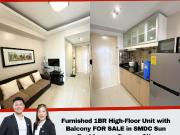1BR Fully Furnished Condo with Balcony FOR SALE in SMDC...