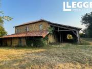 1H10 de Toulouse Gers Ferme à rénover sur 1HA45 de...