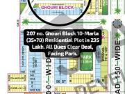 207 no. Ghouri Block 10 Marla 35 By 65 Residential Plot...