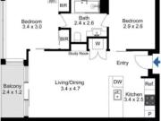 2204A/8 Franklin Street, Melbourne Apartment for rent...