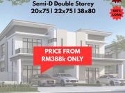 22x70 Double Storey Terrace Boleh Parking 4 Kereta Sepang