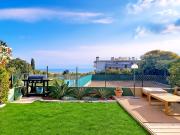2/3 pièces avec belle terrasse vue mer, piscine, tennis et j