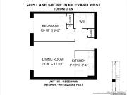 2495 Lake Shore Boulevard, West 1 Bedroom Apartment for...