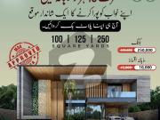 250 Sq Yd Corner &Amp  Park Facing Plot On Easy Installment