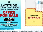 290 SqM Office in Latitude For Sale in Cebu Business Park