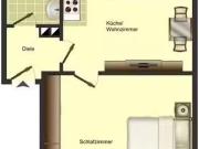 2,5 Zimmer 52 m² 419 € Kaltmiete Wohnungen in Bergkamen