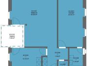 2.5 Zimmer, 86 m², 3. Stock