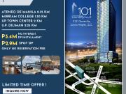 2.9M Condo in Katipunan near Ateneo/Miriam/UP