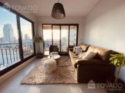 2 Ambientes amoblado y con balcon aterrazado en la Torre...