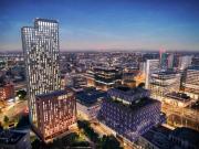 2 bed 2 bath penthouse apartment off Broad Street